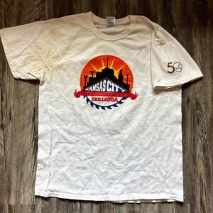 Vintage 2014 SkillsUSA Kansas City T-Shirt – White, Size Large, Lowe's Back Logo